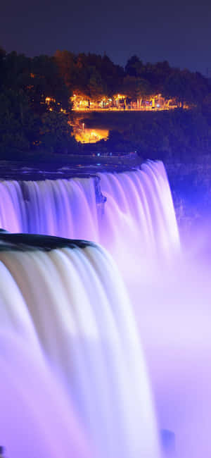 Iphone X Niagara Falls Background — Moto G77 Power Picha ya Ukuta
