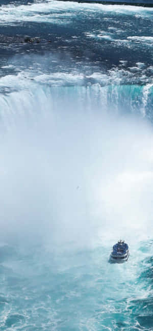 Iphone X Niagara Falls Background — IQOO Z10R Picha ya Ukuta