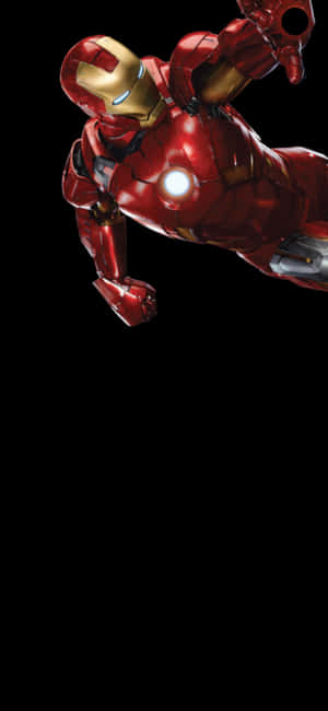 Iphone X Nyuma ya Iron Man — Vivo V70 FE Picha ya Ukuta
