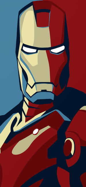 Iphone X Nyuma ya Iron Man — IQOO Z10R Picha ya Ukuta