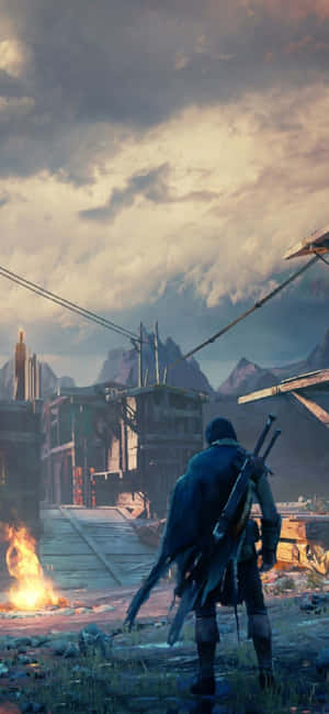 Iphone X Shadow Of Mordor Background — Redmi 15C Picha ya Ukuta