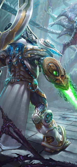 Iphone X Starcraft Ii Background — Vivo S60e Picha ya Ukuta