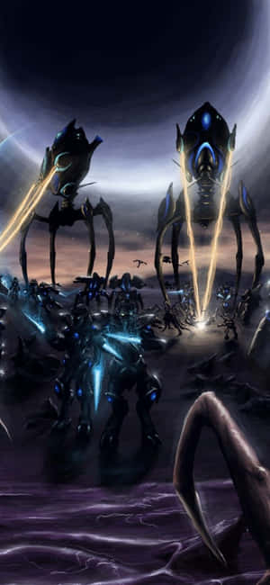 Iphone X Starcraft Ii Background — Vivo S50 Picha ya Ukuta