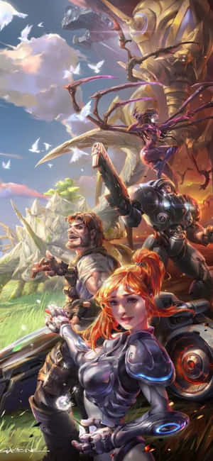 Iphone X Starcraft Ii Background — Nothing Phone (a-series) Picha ya Ukuta
