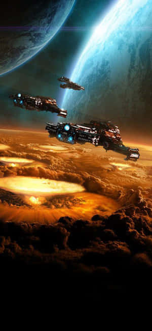 Iphone X Starcraft Ii Background — Vivo S30 Pro mini Picha ya Ukuta