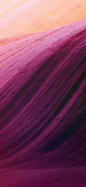Wallpaper ya iPhone XR ya curves za 3D katika beige na purple — iPhone Xr Picha ya Ukuta