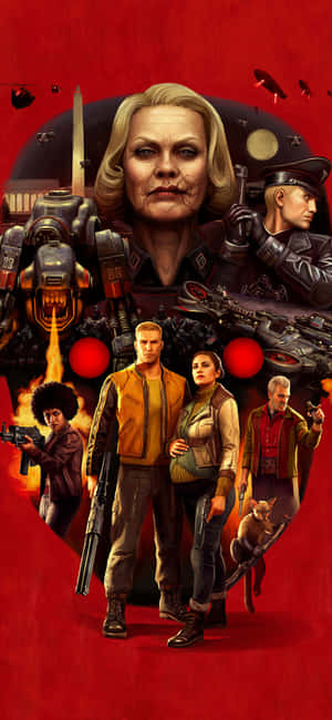 Iphone Xs Asili ya Wolfenstein Ii — Moto G17 Power Picha ya Ukuta