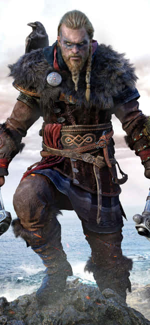 Iphone Xs Assassin's Creed Valhalla Mandhari — IQOO Z10R Picha ya Ukuta