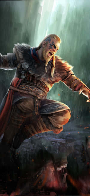 Iphone Xs Assassin's Creed Valhalla Background — Infinix Smart 20 Picha ya Ukuta