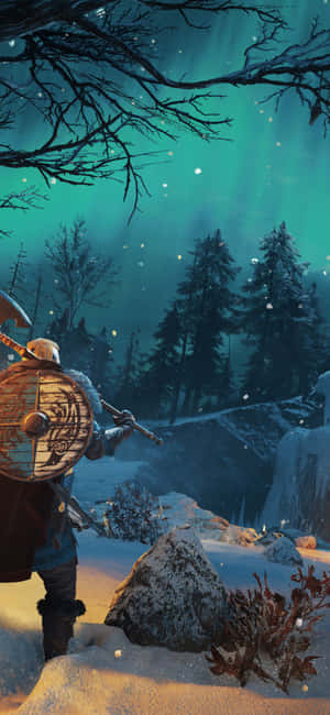Iphone Xs Assassin's Creed Valhalla Background — Infinix Smart Picha ya Ukuta