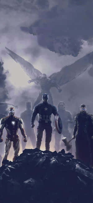 Mandhari ya Iphone Xs Avengers — Vivo S2 Picha ya Ukuta