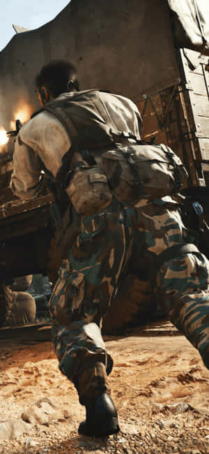 Iphone Xs Call Of Duty Black Ops Cold War Background — Galaxy F56 Picha ya Ukuta