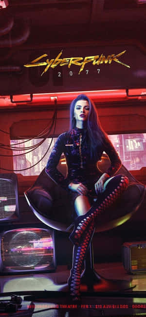 Iphone Xs Max Cyberpunk 2077 Background — IQOO Z10R Picha ya Ukuta
