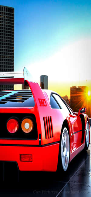 Iphone Xs Max Ferrari Background — Realme Narzo 100 Lite Picha ya Ukuta