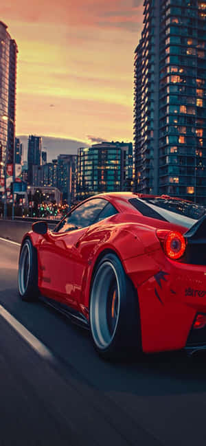 Iphone Xs Max Ferrari Background — Realme Narzo 80 Pro Picha ya Ukuta