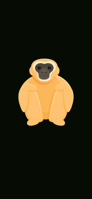 Iphone Xs Max Gibbon Background — Oppo F31 Pro Picha ya Ukuta