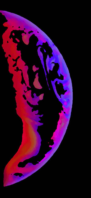 Iphone Xs Half Moon Wallpaper — iPhone Xs Picha ya Ukuta