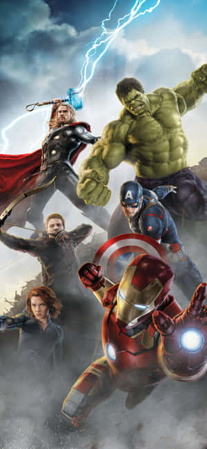 Iphone Xs Avengers Background — iPhone 14 Picha ya Ukuta