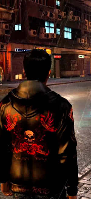 Iphone Xs Sleeping Dogs Mandhari — Kucheza kwa ajili ya kuwa na dogo Picha ya Ukuta