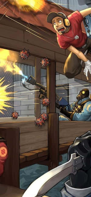 Iphone Xs Team Fortress 2 Background — Vivo Y6 Picha ya Ukuta