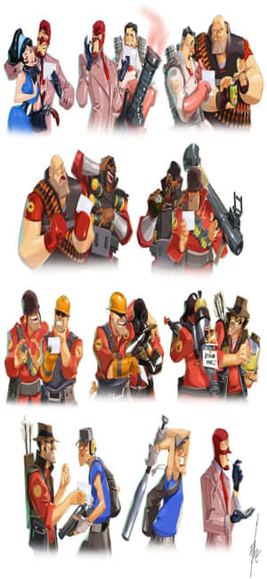 Iphone Xs Tf2 Background — Nubia A57 Picha ya Ukuta