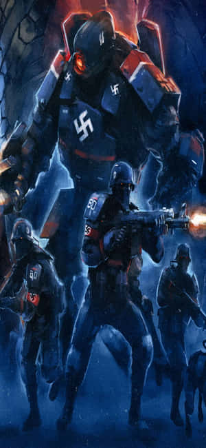 Iphone Xs Wolfenstein Ii Background — Huawei nova 15 Ultra Picha ya Ukuta