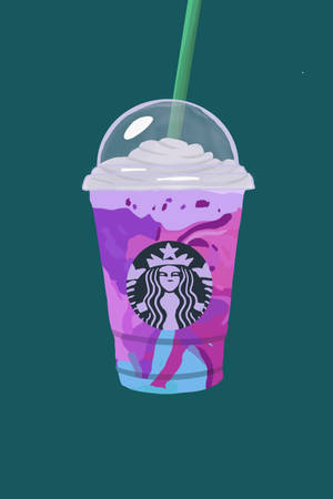 Galaxy Starbucks iPhone — Galaksi Picha ya Ukuta