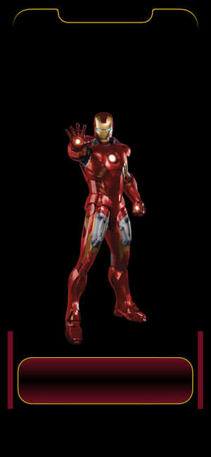 Iron Man Iphone X — Vivo V60 Lite Picha ya Ukuta