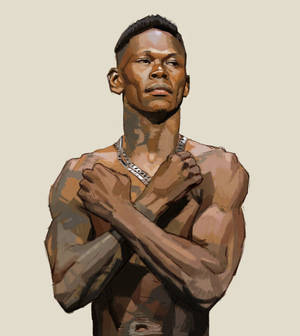 Israel Adesanya Wakanda Salute wallpaper — Vivo X Fold3 Pro Picha ya Ukuta
