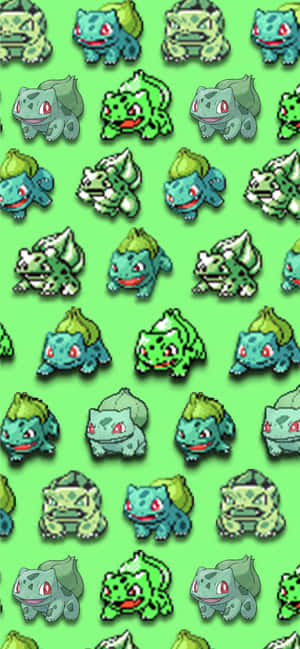 Ivysaur Kijani Mwanga — Oppo A6 Picha ya Ukuta