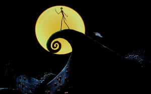 Jack Skellington, Mfalme wa Pumpkins wa Mji wa Halloween — Usiku wa kutisha kabla ya krismasi Picha ya Ukuta
