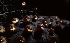 Jack Skellington kutoka The Nightmare Before Christmas ya Tim Burton — Usiku wa kutisha kabla ya krismasi Picha ya Ukuta