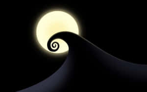 Jack Skellington Am Mwaniwa kwa Kwa Kwa Kwa Usiku wa Halloween Kutoka 'Tim Burton's The Nightmare Before Christmas' — The Nightmare Before Christmas Picha ya Ukuta