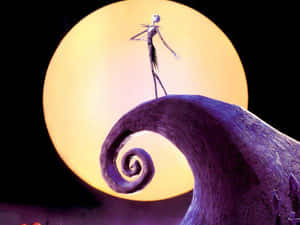 Jack Skellington na Oogie Boogie wakiwa tayari kupigana — Usiku wa kutisha kabla ya krismasi Picha ya Ukuta