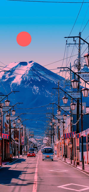 Japan Mt. Fuji Vibes wallpaper — iPhone 16 Plus Picha ya Ukuta