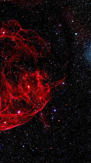 Jellyfish Nebula iPhone SE — iPhone Se Picha ya Ukuta