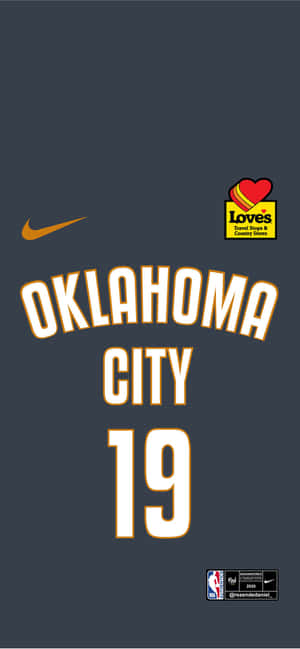 Jersey Nambari 19 Ya Oklahoma City Thunders — Redmi Note 17 Picha ya Ukuta