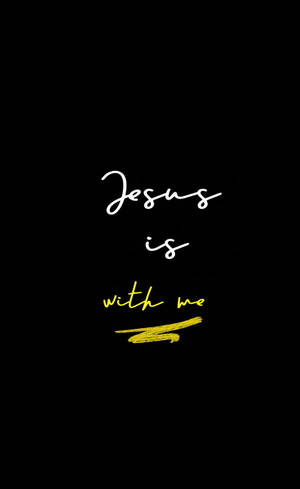 Jesus With Me Jesus 4K iPhone — Xiaomi Pad Mini Picha ya Ukuta