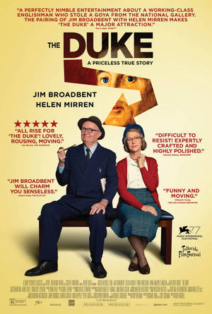 Jim Broadbent The Duke Movie Poster — Xiaomi Pad Picha ya Ukuta