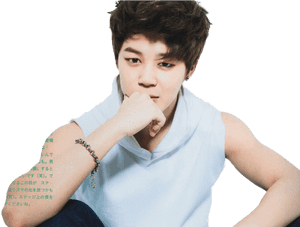 Jimin Akiwa na Mawazo