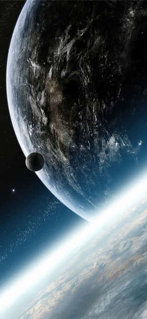 Space Zoom Background — Xiaomi Civi Picha ya Ukuta