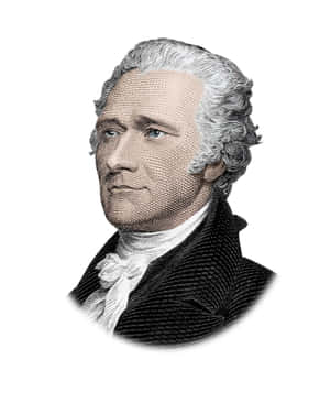 Picha za Alexander Hamilton — Pixel Fold Picha ya Ukuta
