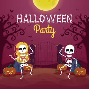 Halloween Party Background — iPad 10th Generation Picha ya Ukuta