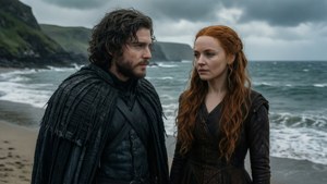 Jon Snow na Daenerys wanashiriki wakati huko Dragonstone katika Msimu wa 8.