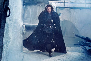 Jon Snow Akitembea Winterfell Game of Thrones
