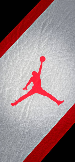 Jordan logo infrared colorway wallpaper — iPhone 17e Picha ya Ukuta