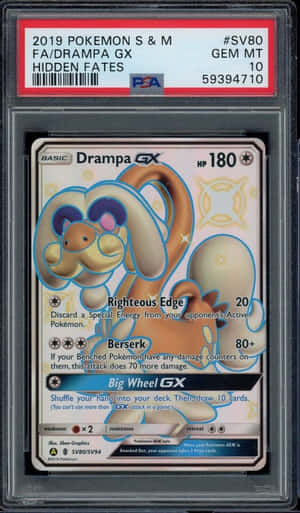 Kadi ya Kipanya ya Drampa ya Pokémon — Pokemon Telefoni Picha ya Ukuta