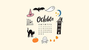 Kalenda ya Oktoba ya Siku ya Mwaka ya Halloween yenye Sifa ya Kuwa Mzuri
