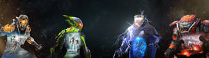 Wallpaper ya Anthem HD ya kikamilifu na mwonekano wa kifani na wa kipekee wa javelin suit — 2560x1440 Picha ya Ukuta