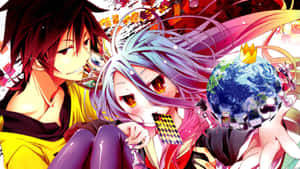 Mandhari ya No Game No Life — No Game No Life Picha ya Ukuta